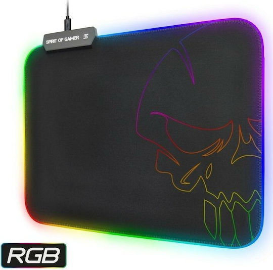 Spirit of Gamer RGB Gaming Mouse Pad (300mm) με RGB Φωτισμό Μαύρο SOG-PADMRGB