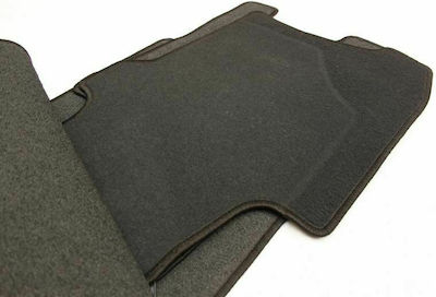 Petex Set of Front and Rear Mats 4pcs from Carpet for Honda Jazz 2008-2015 Black