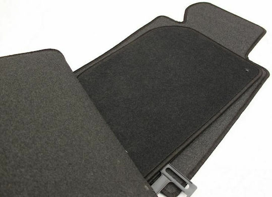 Petex Set of Front and Rear Mats 4pcs for BMW Series 7 1994-2002 Black