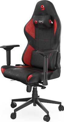 SPC Gear SR600 Artificial Leather Gaming Chair with Adjustable Arms Black