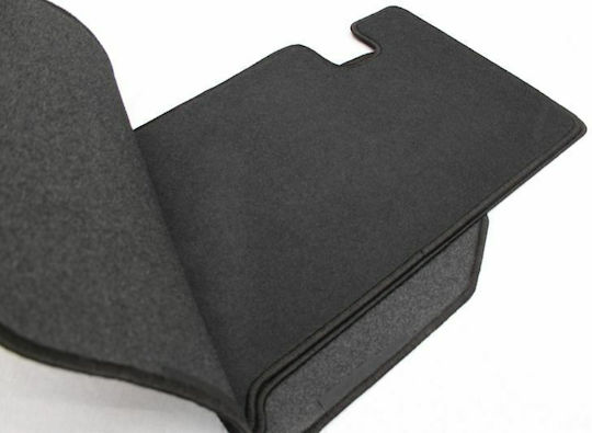 Petex Set of Front and Rear Mats 4pcs for Renault Scenic 2009+ Black