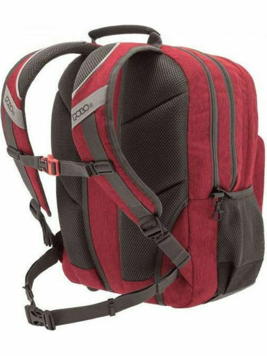 Polo Blazer Bordeaux Schulranzen Rucksack Junior High-High School in Rot Farbe 30Liter 2019