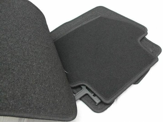 Petex Set of Front and Rear Mats 4pcs for Ford Ka 2016+ Black