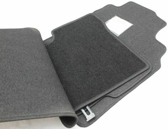 Petex Set of Front and Rear Mats 4pcs for Nissan Almera 2000-2006 Black