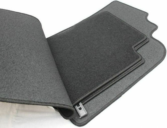 Petex Set of Front and Rear Mats 4pcs for Nissan Almera 1995-2000 Black