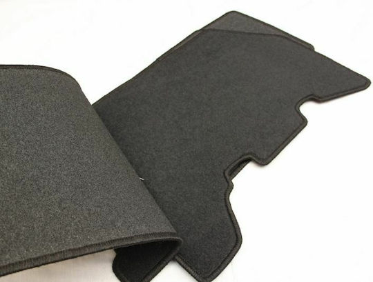 Petex Satz Vorder- und Hintermatten 4Stück aus Teppichboden für Jeep Großer Cherokee 1999-2004 Schwarz