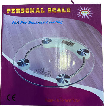 Personal Scale Ψηφιακή Ζυγαριά 180kg Διάφανη