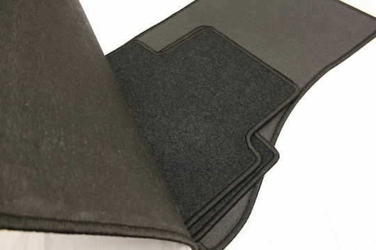 Petex Satz Vorder- und Hintermatten 4Stück aus Teppichboden für Alfa Romeo Alfa 159 2005-2011 Schwarz
