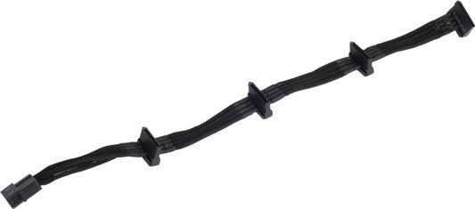 Silverstone 4-Pin Molex - 15-Pin Sata Cable 0.3m Black (SST-PP07-BTSB)