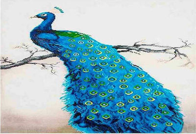 Diamond Dotz Blue Peacock Segeltuch Diamond Painting Kit DD13.012