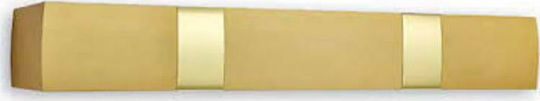 Anartisi Curtain Pelmets Curtain Rod MΑ71 100cm Aluminium Gold Checkmate