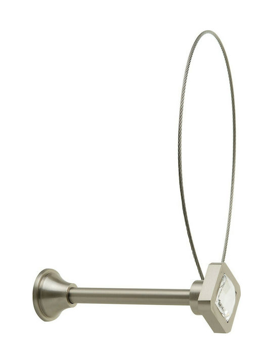 Zogometal Holdback Magnetic made of Metal Nickel Matt / Swarovski Crystal with Diza 1pcs