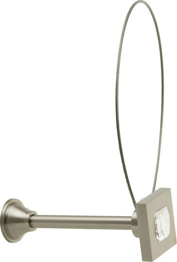 Zogometal Holdback Magnetic made of Metal Nickel Matt / Swarovski Crystal with Diza 1pcs