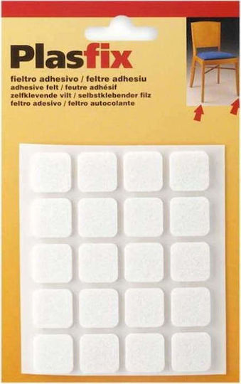Inofix Τσοχάκια Τετράγωνα με Αυτοκόλλητο 17x17mm Λευκά 20τμχ 4074-2 Inofix Τσοχάκια Τετράγωνα με Αυτοκόλλητο 17x17mm Λευκά 20τμχ 4074-2