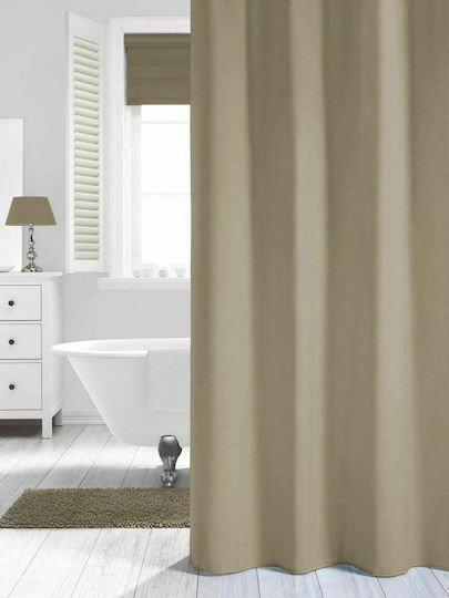 Sealskin Madeira Fabric Shower Curtain 180x200cm Sand 238501365