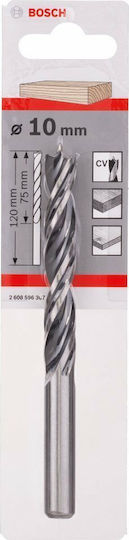 Bosch Drill HSS with Cylindrical Shank for Wood 10x80mm