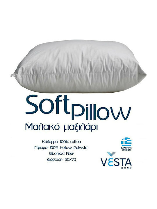 Vesta Home Soft Pillow Bed Pillow Hollowfiber 50x70cm
