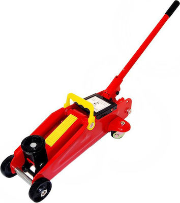 Autoline Hydraulic Car Jack with Lifting Height up to 33cm and Lifting Weight up to 2 Tons