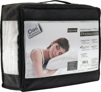 Das Home Protector Saltea Single cu Bandă 1088 Alb 100x200buc