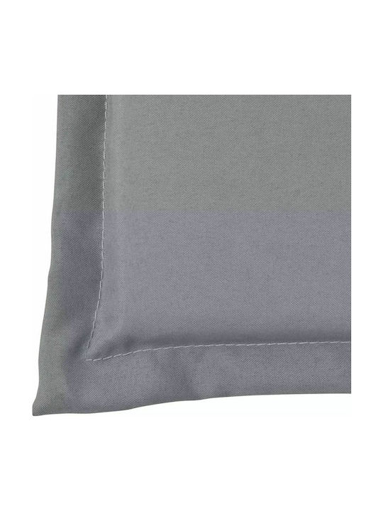vidaXL Waterproof Bench Cushion for Garden Bench Gray 150x50cm