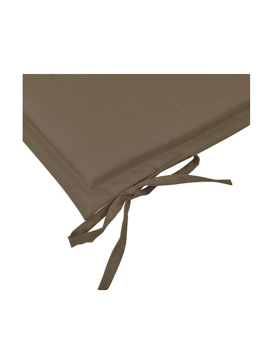 vidaXL Waterproof Bench Cushion for Garden Bench Taupe 120x50cm
