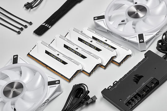 Corsair Vengeance RGB Pro SL DDR4 32GB RAM with 2x16GB Modules and Speed 3200 for Desktop