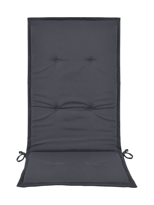 vidaXL Waterproof Garden Chair Cushion with Backrest Green 2 Pieces 120x50cm