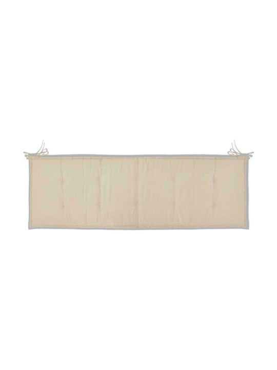 vidaXL Waterproof Garden Bench Cushion Beige 150x50 cm