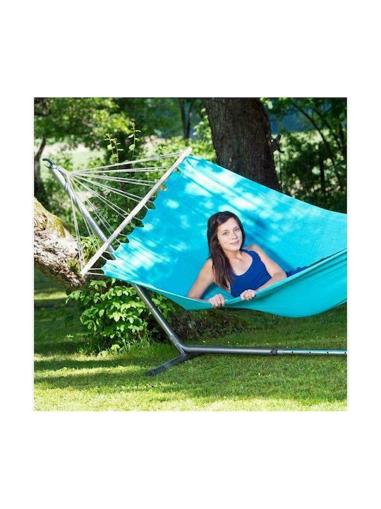 Amazonas Miami Αιώρα Διπλή Υφασμάτινη Aqua 220x120εκ.