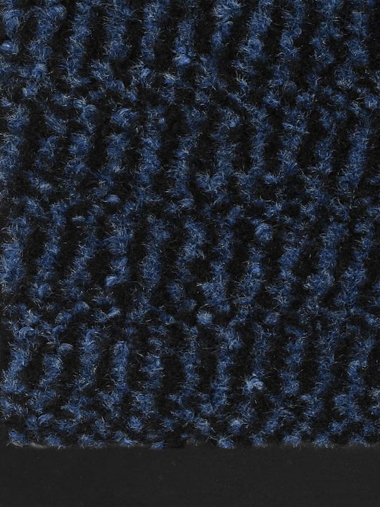 vidaXL Fußmatten Sisal mit rutschfester Unterlage Blau 40x60cm 2Stück