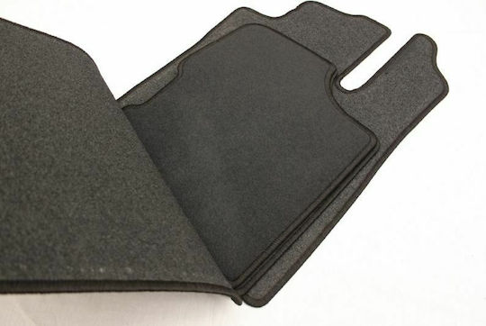 Petex Set of Front and Rear Mats 4pcs for Dacia Logan 2013+ Black