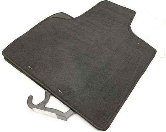 Petex Satz Vorder- und Hintermatten 4Stück aus Teppichboden für Lancia Reisender 2001-2008 Schwarz