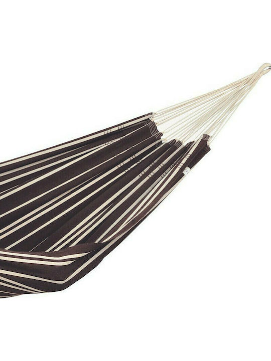 Amazonas Barbados Αιώρα Διπλή Υφασμάτινη Mocca 230x150εκ.