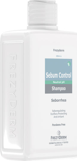 Frezyderm Sebum Control Shampoos against Seborrheic Dermatitis for Oily Hair 200ml