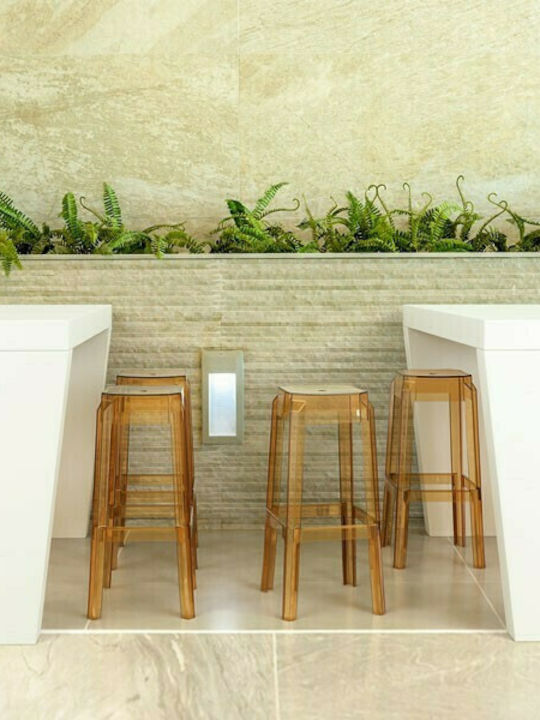 Stool for Bar Outdoor Fox 75 Amber 36x36x75cm