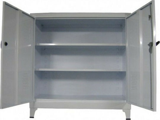 Δίφυλλη Μεταλλική Γαλβανιζέ 100x45x100εκ. Δίφυλλη Μεταλλική Γαλβανιζέ 100x45x100εκ.