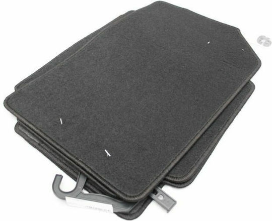 Petex Set of Front and Rear Mats 4pcs for Hyundai Terracan 2000-2006 Black