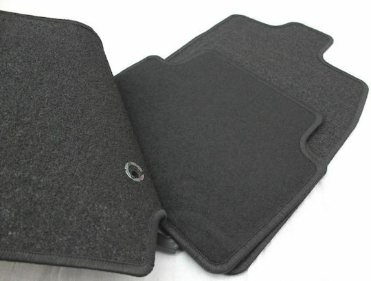Petex Satz Vorder- und Hintermatten 4Stück aus Teppichboden für Jaguar XF 2008-2015 Schwarz