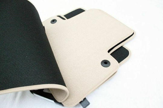 Petex Set Front and Back Car Mats 4 Pieces for Volvo XC 90 2002-2014 Beige