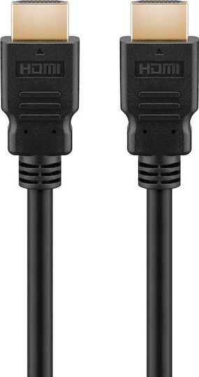 Goobay HDMI 1.4 High Speed 1080p 120Hz Cable HDMI male - HDMI male 10m Μαύρο