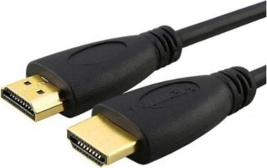 CyberPro HDMI 1.4 High Speed 1080p 120Hz Cable HDMI male - HDMI male 0.5m Μαύρο