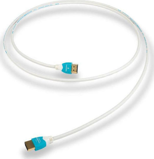 Chord C-View HDMI 2.0 Premium High Speed 4K 60Hz HDR Kabel HDMI-Stecker - HDMI-Stecker 0,75m Weiß