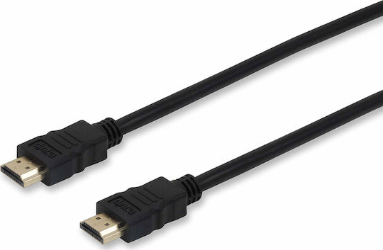 Equip HDMI 2.0 Premium High Speed 4K 60Hz HDR Cable HDMI male - HDMI male 10m Μαύρο