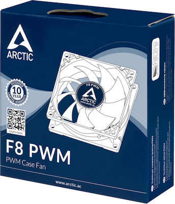 Arctic F8 PWM Rev.2 80mm 4-Pin Case Fan