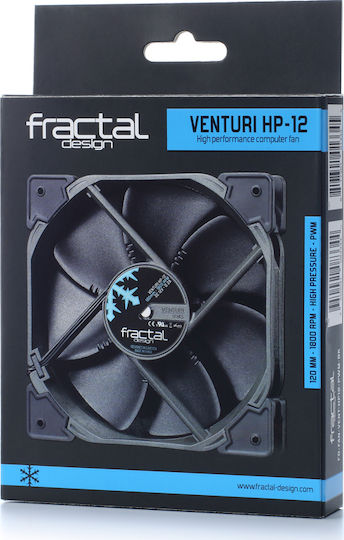 Fractal Design Venturi HF-12 Case Fan 120mm (1800rpm / 61.4cfm) Without LED Lighting And 4-Pin PWM Connection White