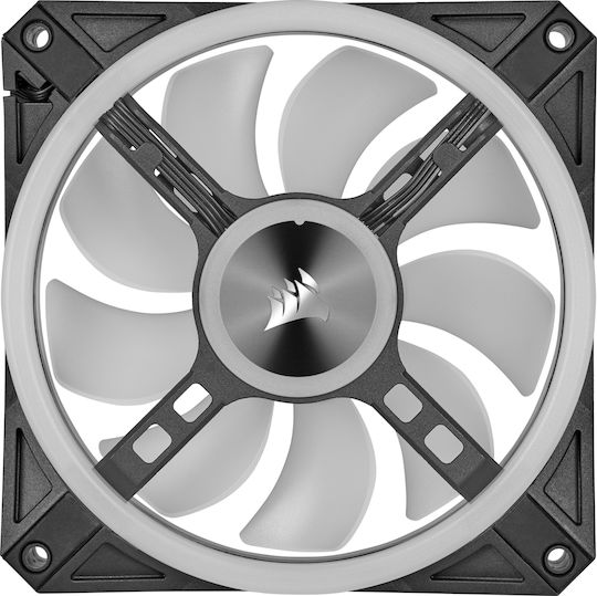 Corsair iCUE QL140 Case Fan 1250rpm 50.2cfm with RGB Lighting and 4-Pin PWM Connection