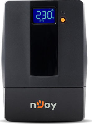 NJOY Horus Plus 800 UPS Line-Interactive 800VA 480W with 2 Schuko Power Plugs