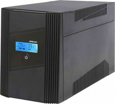 Ablerex Glamor Line UPS Line-Interactive 850VA 500W with 3 Schuko Power Plugs