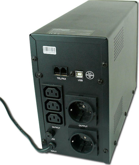 Energenie EG-UPS-033 UPS Line-Interactive 1200VA 720W mit 5 Steckdosen