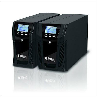 Riello VST 1100 UPS Line-Interactive 1100VA 2000W with 4 IEC Power Plugs